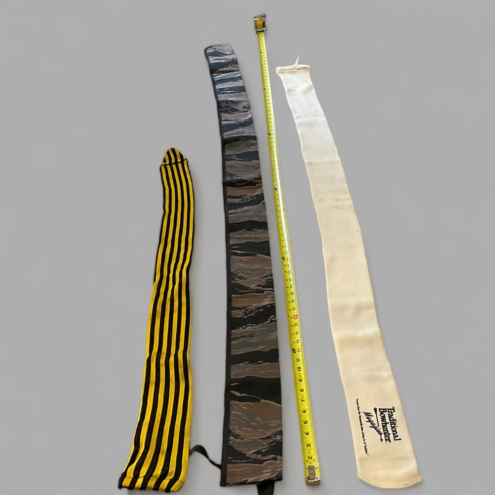 Bow Socks for your hunting bow NWOT Lot of 3 AND Lot of 3 pairs of socks for you
